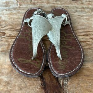 SAM EDELMAN GOLD SLINGBACK SANDAL SZ. 6